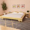 vidaXL Bamboo Bed Natural Bamboo Super King Durable Bamboo Bed