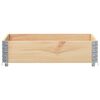 vidaXL Garden Planter Natural wood Solid pine wood 31.5 x 23.6 in