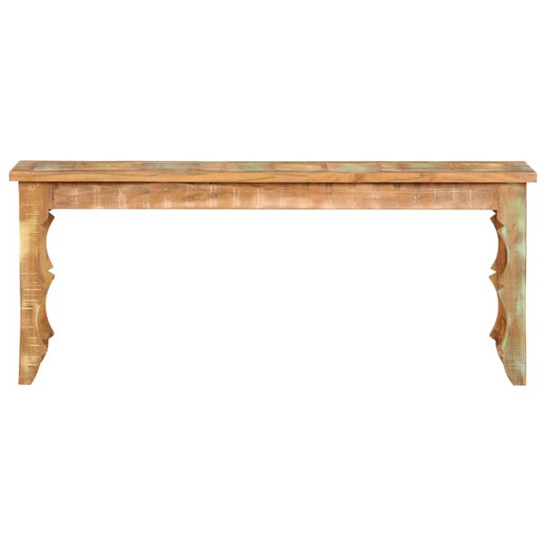 vidaXL Bench 43.3"x13.8"x17.7" Solid Reclaimed Wood