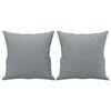 vidaXL Sofa Set Light grey 100% polyester, metal, textilene, plywood