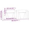 vidaXL Headboard Cushion White
