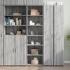 vidaXL Highboard Grey Sonoma Engineered Wood Tall Highboard