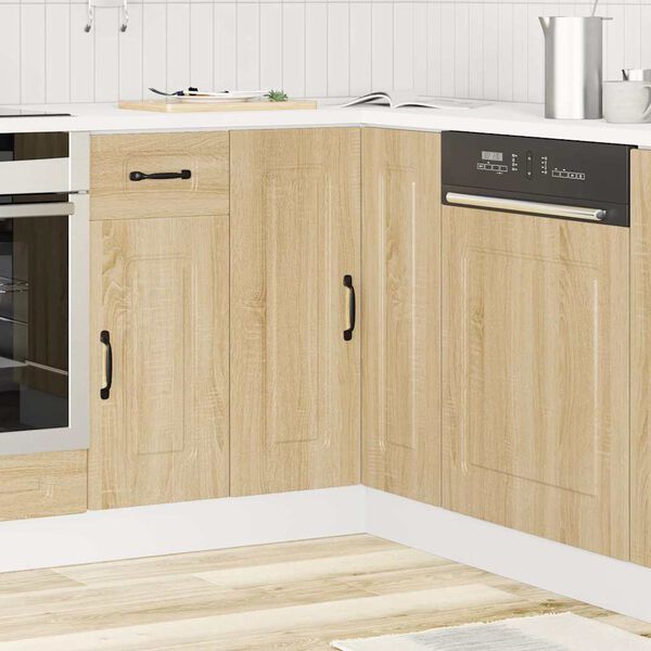 vidaXL Kitchen Corner Base Cabinet Sonoma oak Engineered wood Standard