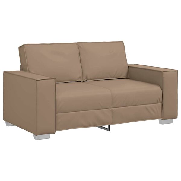 vidaXL Sofa Cappuccino 62.99 x 30.71 x 33.07 in Fabric