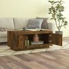vidaXL Coffee Table Smoked oak Engineered wood 40.2 in x 19.7 in x 17.7 in