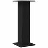 vidaXL Plant Stand 2 pcs Black Oak 11.81 x 11.81 x 31.50 in