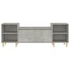 vidaXL TV Cabinet Concrete Grey Engineered wood 63 inches