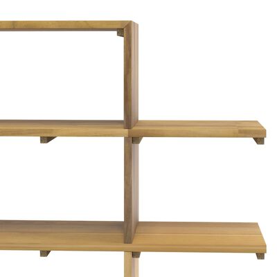 vidaXL Book Cabinet 39.4"x11.8"x47.2" Solid Wood Teak