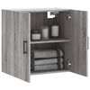 vidaXL Wall Cabinet Grey Sonoma Engineered Wood Medium Wall Cabinet