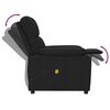 vidaXL Massage Recliner Black Fabric