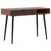 vidaXL Computer Desk Brown Engineered wood Medium Computer Desk