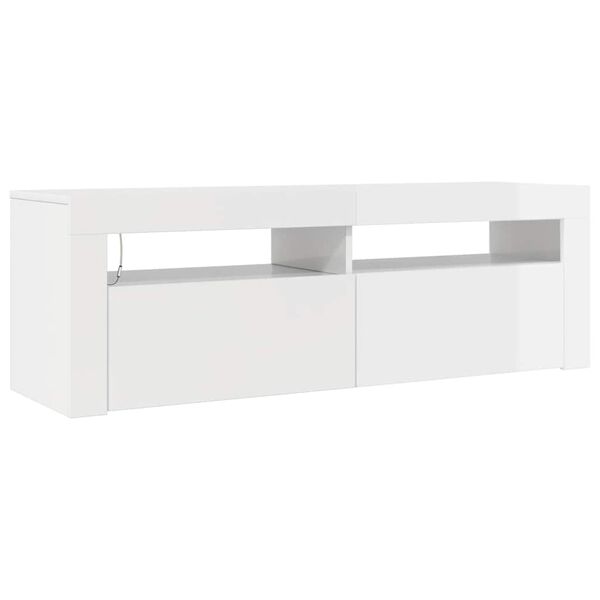 vidaXL TV Cabinet High gloss white Engineered wood TV Cabinet