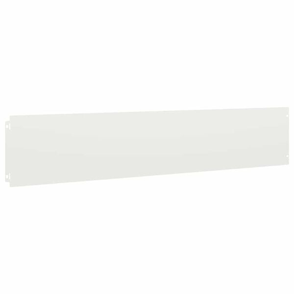vidaXL Lawn Edgings 10 pcs White 7.9x40.6" Cold-rolled Steel