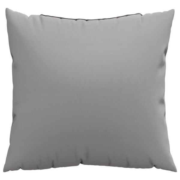 vidaXL Sofa Cushion Set of 4 Grey Polyester 23.6 x 23.6 in