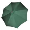 vidaXL Garden Parasol Green Polyester Large Height-Adjustable