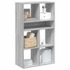 vidaXL Book Cabinet Grey Sonoma Engineered wood Standard Storage