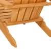vidaXL Garden Adirondack Chair Teak Solid teak wood Medium Durable