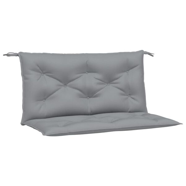 vidaXL Garden Bench Cushion Set of 2 Grey Oxford fabric (100% polyester)