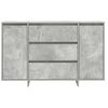 vidaXL Sideboard with Drawer Concrete Grey 47.24 x 16.14 x 29.53 in