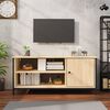 vidaXL TV Cabinet Sonoma oak Made from engineered wood and steel Medium