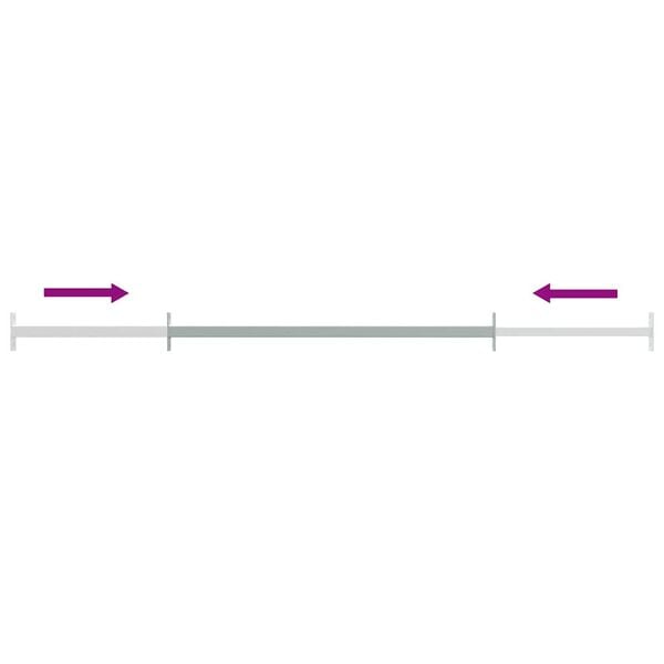 vidaXL Adjustable Security Window Bar 28"-47.2"