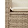 vidaXL Reclining Garden Chair Set of 2 Beige