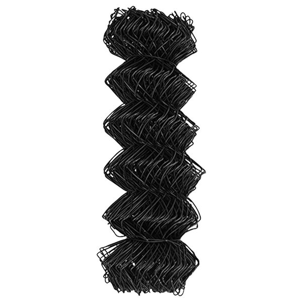 vidaXL Chain Link Fence Gray 393.7" x 15.7" Steel