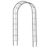 Nature Garden Arch Black Epoxy laminated galvanized steel Medium
