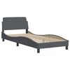 vidaXL Bed Frame Dark Grey