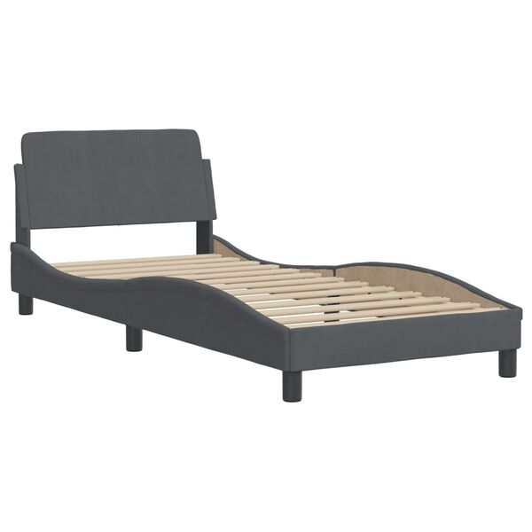 vidaXL Bed Frame Dark Grey