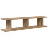 vidaXL Wall Shelf Set of 2 Artisan Oak Engineered Wood Large