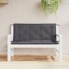 vidaXL Garden Bench Cushion Set of 2 Anthracite