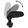 vidaXL Car Armrest Black 5.1"x12.4"x(11.4"-20.1") ABS