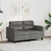vidaXL 2-seater Sofa Dark Grey