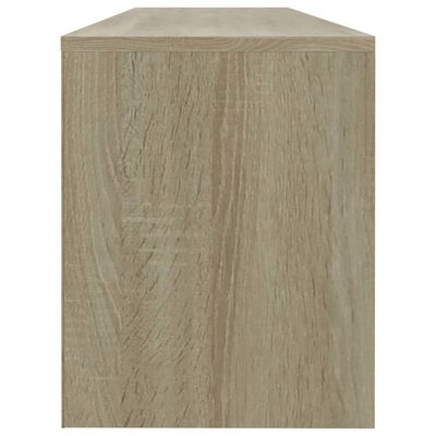 vidaXL TV Cabinet Sonoma Oak 47.2"x11.8"x14.8" Engineered Wood