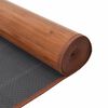 vidaXL Rug Brown Bamboo, Polypropylene 27.6x39.4 in Rug Rectangular