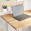 vidaXL Desk Top Natural Oak Solid Oak Wood 39.4 x 31.5 in Durable