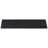 vidaXL Stair Tread Black Rubber 9.8x29.5 in Stair Tread Rectangular