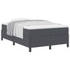 vidaXL Bed Frame Dark gray 47.2" x 78.7" Corduroy fabric