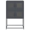 vidaXL Highboard Anthracite Cold-rolled steel Medium Highboard