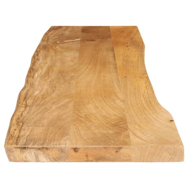 vidaXL Table Top Natural Wood Solid Mango Wood 63.0 x 15.7 in Table Top