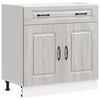 vidaXL Kitchen Base Cabinet Grey Sonoma Engineered Wood