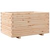vidaXL Garden Planter Natural wood finish Solid pinewood Large Durable
