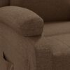 vidaXL Recliner Chair Brown Fabric