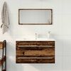 vidaXL Bathroom Sink Cabinet Old Wood 80x38,5x48 cm Engineered Wood