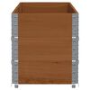 vidaXL Garden Planter Brown Solid Pine Wood 59.1 in Stackable