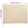 vidaXL Plant Fleece Cover Set of 4 Beige