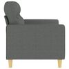 vidaXL 2-seater Sofa Dark Grey Polyester, Metal, Textilene 2-Seater