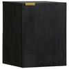 vidaXL Bathroom Hanging Cabinet Black Engineered Wood Compact
