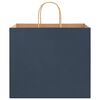 vidaXL Paper Bags 250 pcs with Handles Blue 12.6x8.7x11.0"